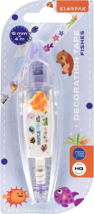 Starpak Decoratief lint vis, 6mmx4m