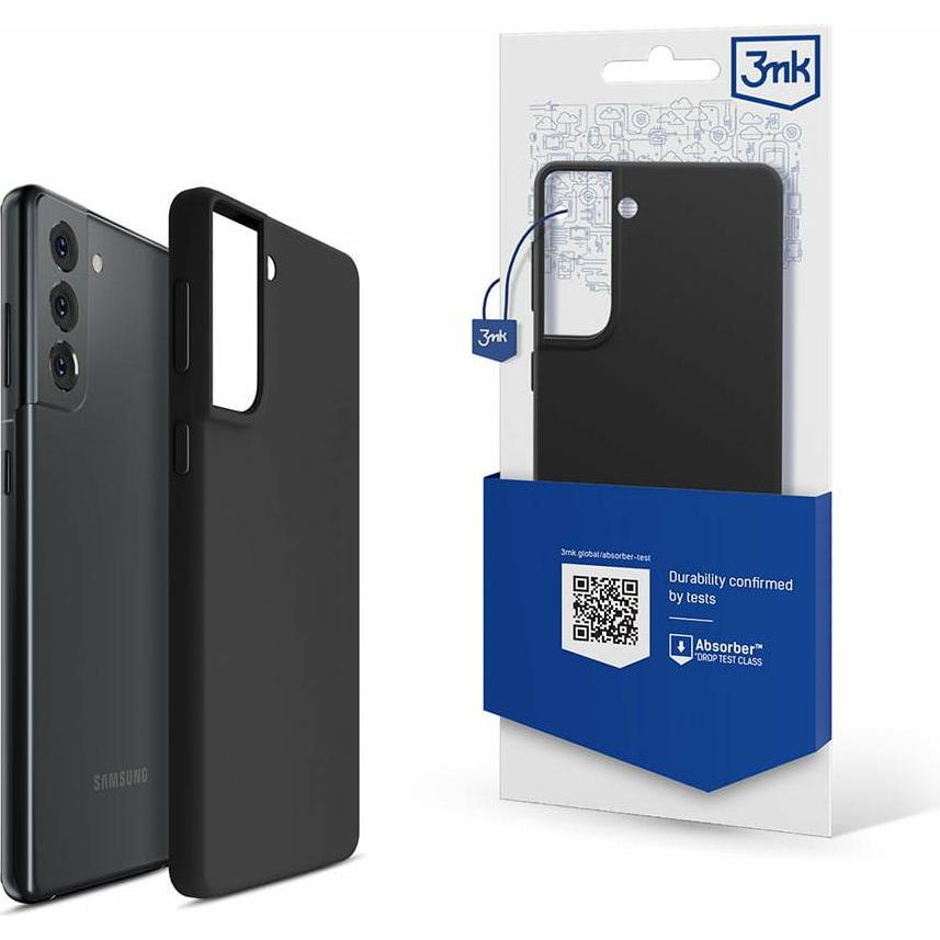 3MK Samsung Galaxy S22+ 5G - Silicone Case (Samsung Galaxy S22+ 5G), Smartphone Hülle, Schwarz