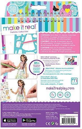 Image du produit Make it Real Carnet de croquis de mode
