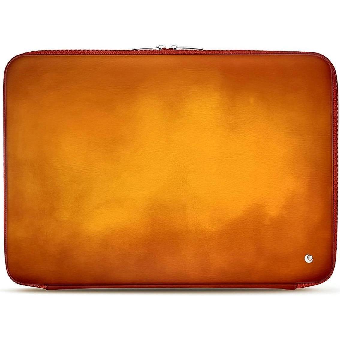 Noreve Lederhülle, Notebooktasche, Orange
