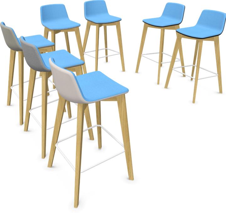 Actual product image Narbutas Twist & Sit Bar Stool