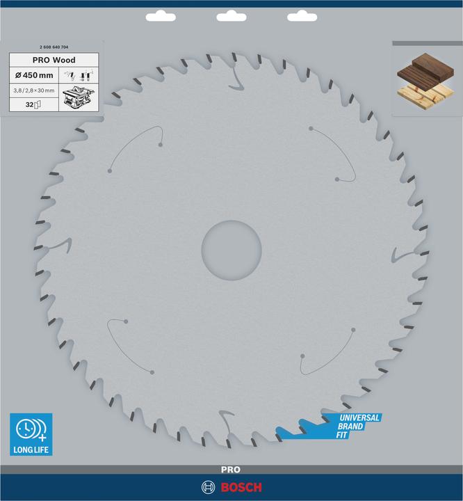 Produktbild Bosch Professional Zubehör PRO Wood Kreissägeblatt