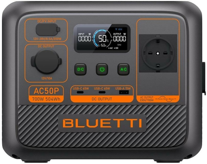 Bluetti AC50P (504 Wh, 6.90 kg)