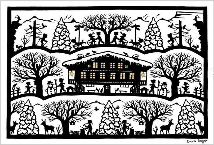 Produktbild UNICEF Weihnachtskartenbox Wintertime