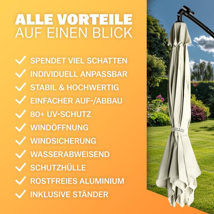 Produktbild Kingsleeve Sonnenschirm (3.07 m)