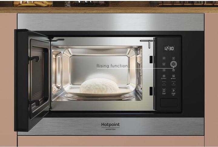 Produktbild Hotpoint Einbau-Mikrowelle, 20L, Edelstahl, MF20S IX