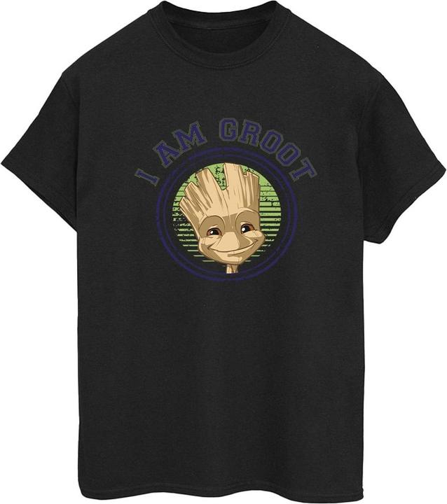 Actual product image Guardians of the Galaxy Womens/Ladies Groot Varsity Cotton Boyfriend T-Shirt (3XL)