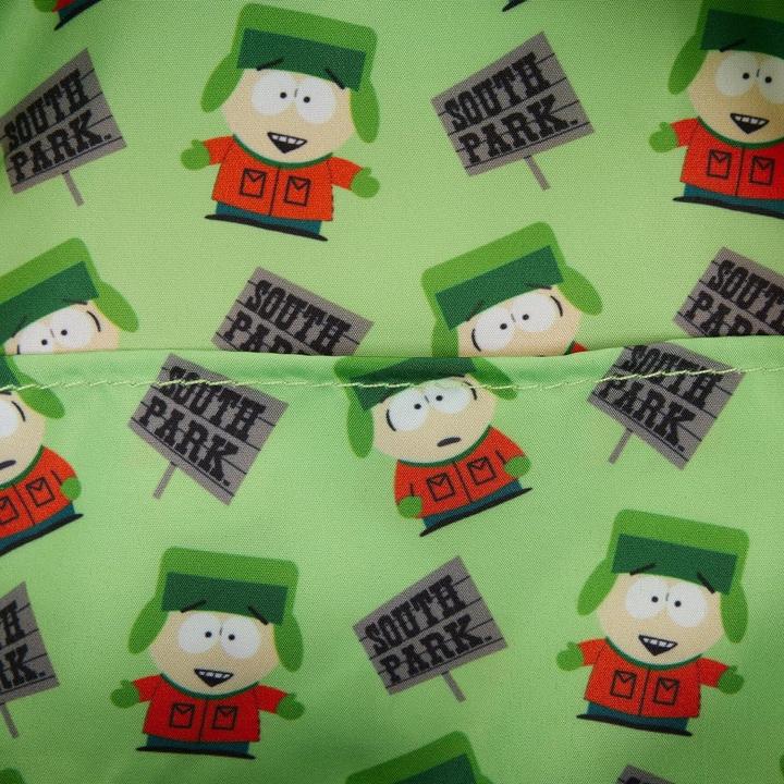 Actual product image Loungefly South Park Kyle backpack. 26cm