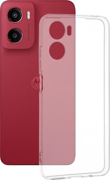 Techsuit - Clear Silicone - Motorola Moto G05 / E15 - Transparent (Motorola Moto E, Motorola Moto G5)