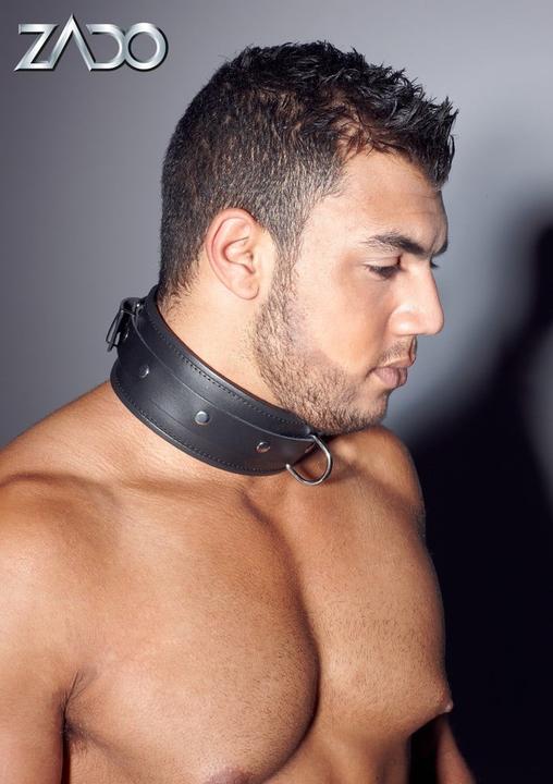 Actual product image Zado Leather neck cuff padded