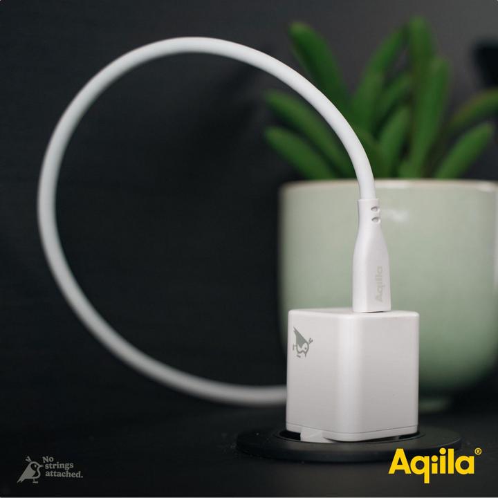 Productafbeelding Aqiila Chargebird W1 - Wandlader, 20W PD - Wit (20 W, 1 portie)
