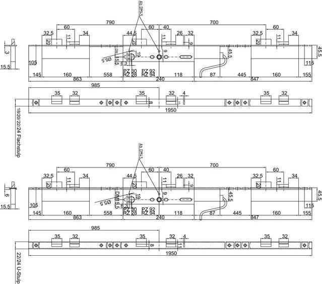 Actual product image MSL FlipLock access 25574PE-SV.6/7 FF Panic E 1-leaf self-locking