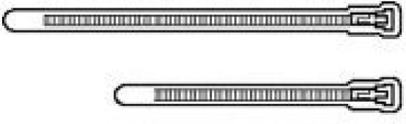 Actual product image Lindy 40774 Cable Lock (Plastic cable ties, 250 mm, 4 pcs.)