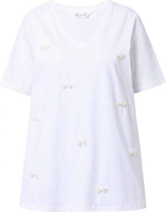 Produktbild Miamoda T-Shirt, A-Linie, Schleifen aus Zierperlen (48)
