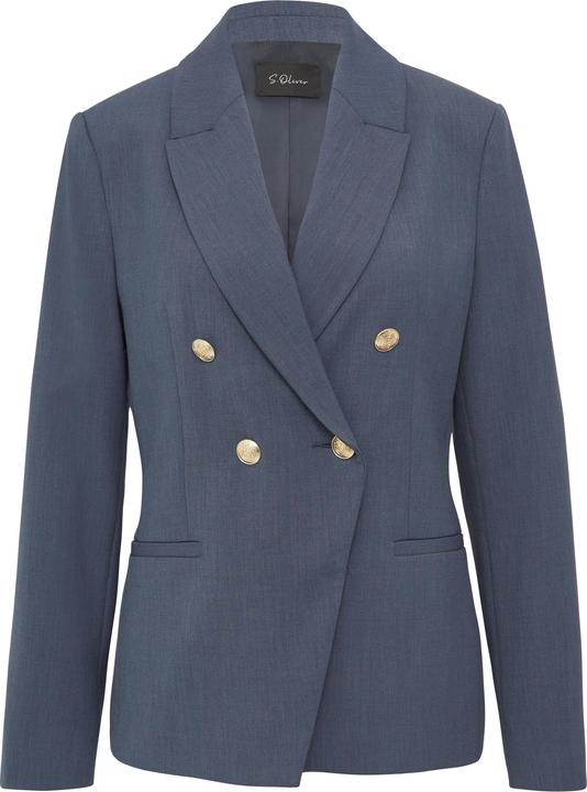Produktbild S.Oliver Indoor-Blazer Doppelreihiger Blazer im Slim Fit (48)