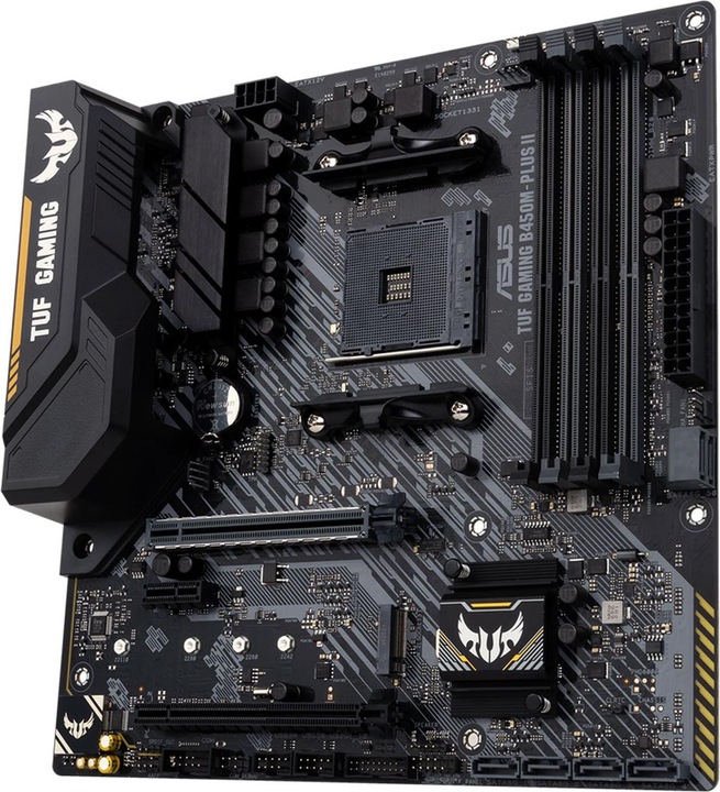 Productafbeelding ASUS TUF B450M-Plus II Gaming (AM4, AMD B450, mATX)
