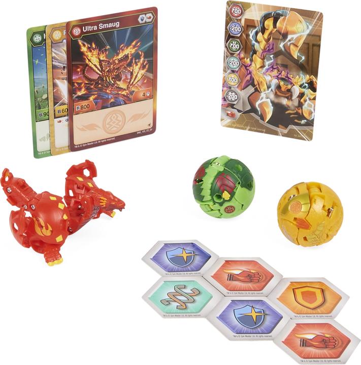 Spin Master Bakugan Evolutions Starter Set Triple Pack, Serpillious Ultra with Hydorous and Pegatrix