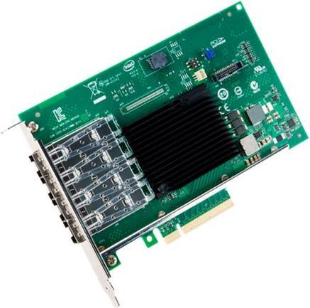 Actual product image Intel X710-DA4FH 10GbE Ethernet Server Adapter 4 Ports Direct Attach Dual Port Copper PCIe 3.0 (PCI Express 3.0 x8)