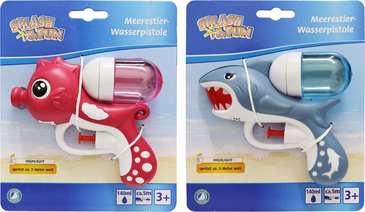 Actual product image Splash & Fun Water pistol sea animal 13 cm, 2 assorted