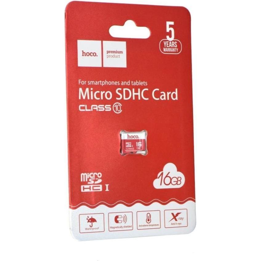 Hoco Speicherkarten Speicherkarte microSD 16GB Klasse 10 (16 GB, microSDHC, U1) (37681257)