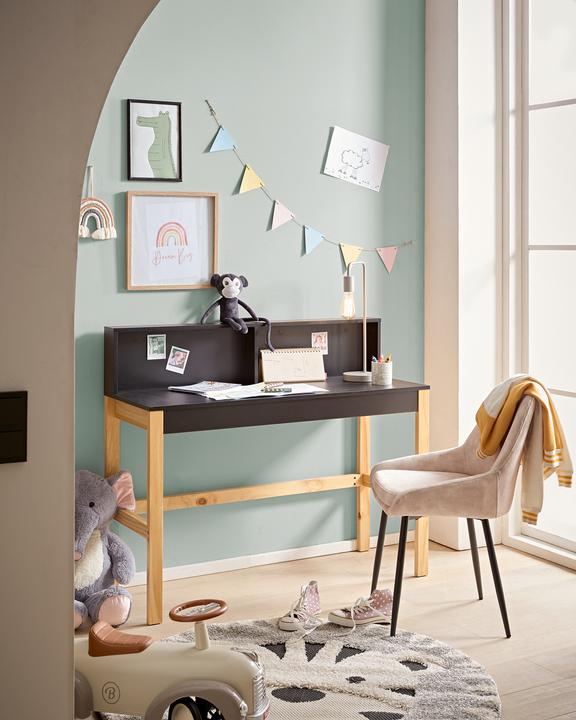 Image du produit Möbilia Bureau avec compartiments latéraux (120 x 45 x 101 cm)