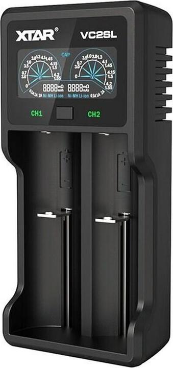 Produktbild Xtar VC2S Ladegerät (1 Stk., A, C, D, AAAA, AAA, AA, Ladegerät inkl. Akku)