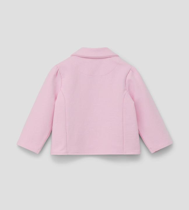 Produktbild s.Oliver Indoor-Blazer Sweat-Blazer mit Blümchen-Applikation (86)