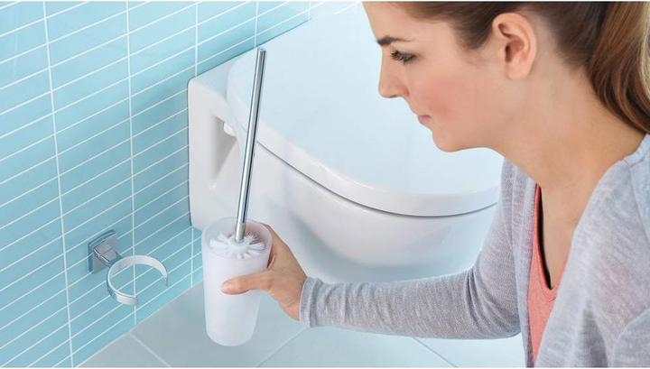 Actual product image tesa KLAAM toilet brush set incl. adhesive solution without drilling