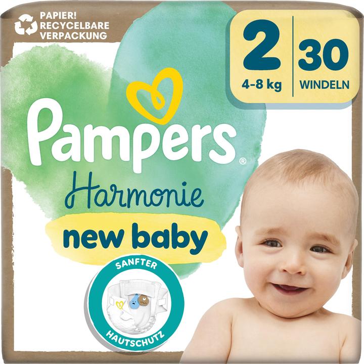Immagine prodotto Pampers Harmonie (Dimensione 2, Pacco trasportabile, 30 pz.)
