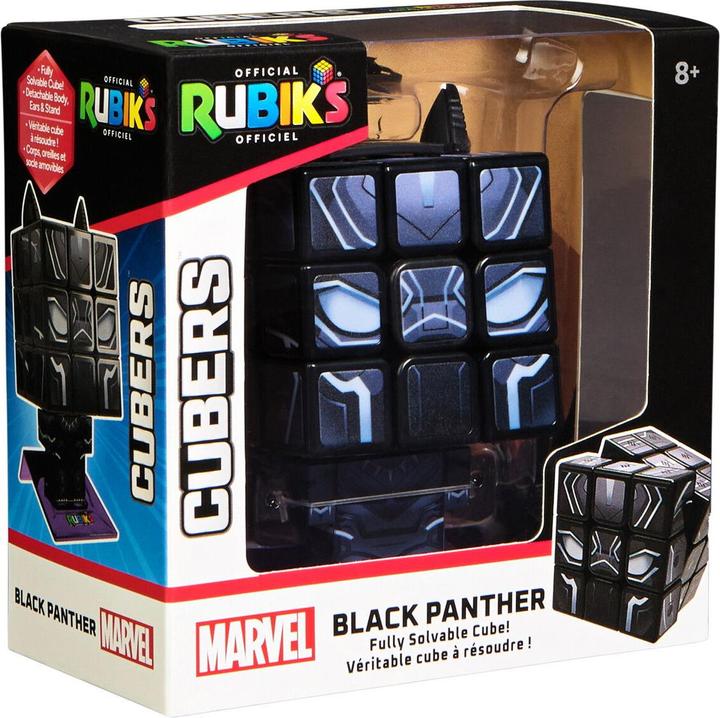 Actual product image Rubik's Cubers 3x3 - Black Panther (3 x 3)