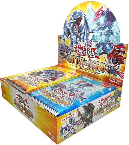 Konami Yu-Gi-Oh! Box 24 Buste Battle of Legend Monster Mayhem ENG (Engels, Booster Pack)