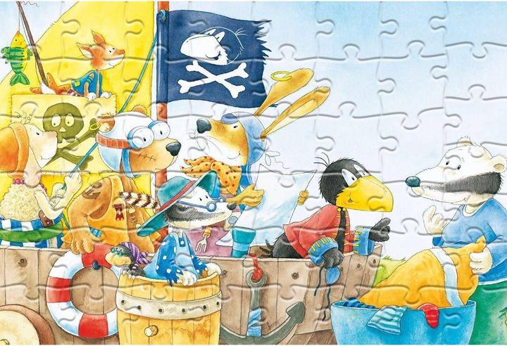 Image du produit Carletto Der kleine Rabe Socke - Puzzle 2 (48 pièces)