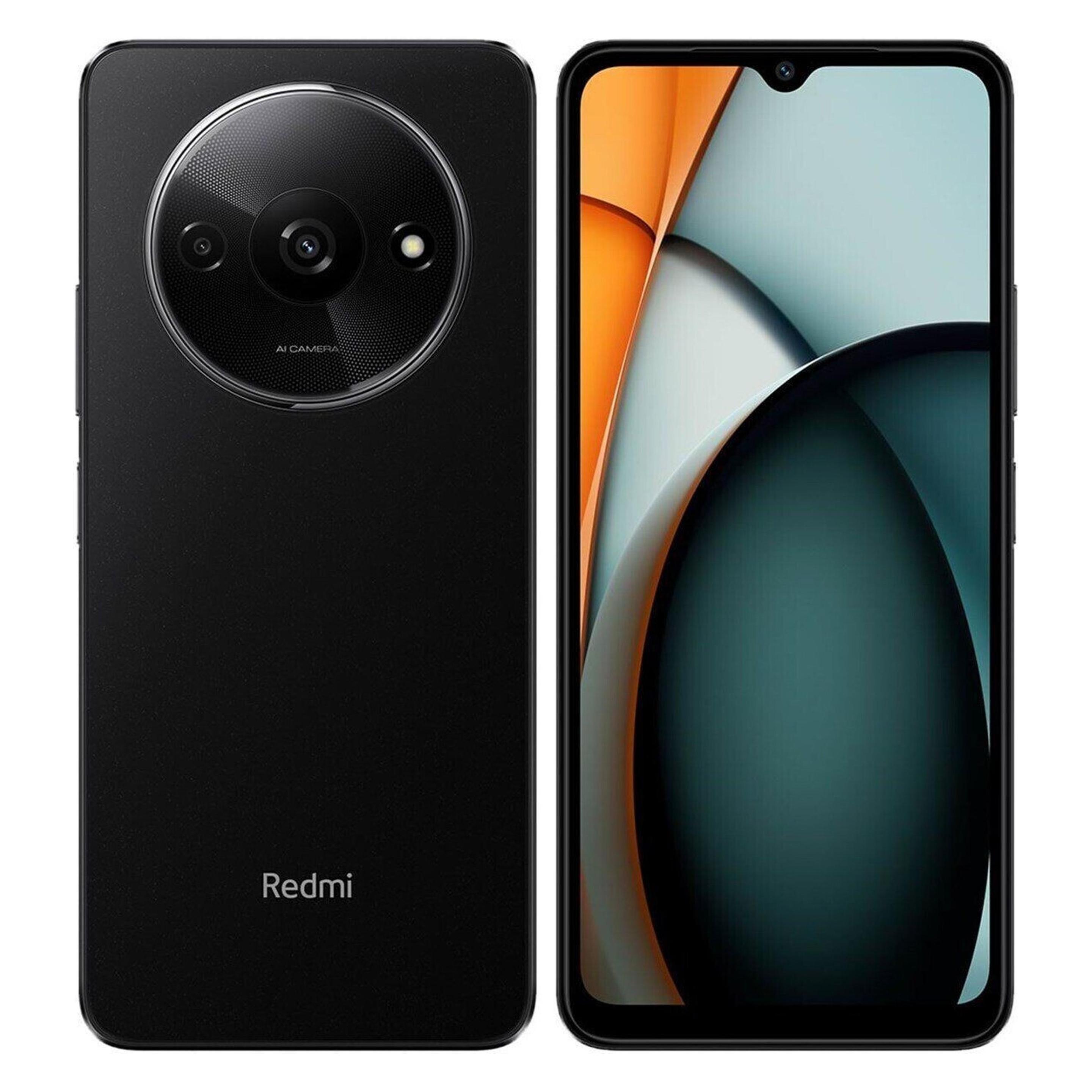 Xiaomi Redmi A3 (64 GB, Midnight Black, 6.71", Dual SIM, 4G), Smartphone, Schwarz