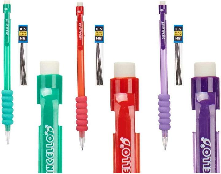 Produktbild Pincello Druckbleistift Minen 0,5 mm Blau Rot grün (12 Stück) (0.50 mm, 12 x)
