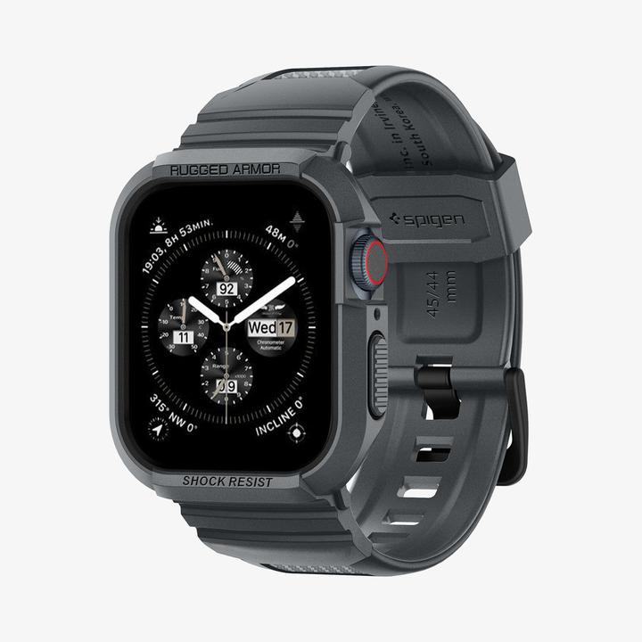 Produktbild Spigen Apple Watch 9/SE RugArm Pro DkGr