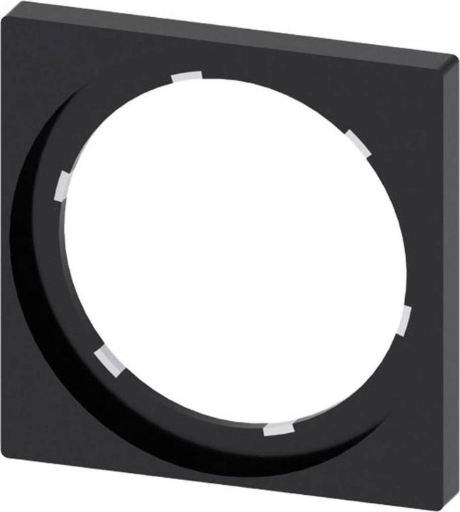 Actual product image Siemens Labelling plate black square German 3SU1900-0AX10-0AA0