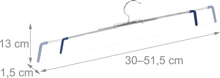 Produktbild Relaxdays 18x Hosenspannbügel (18x)