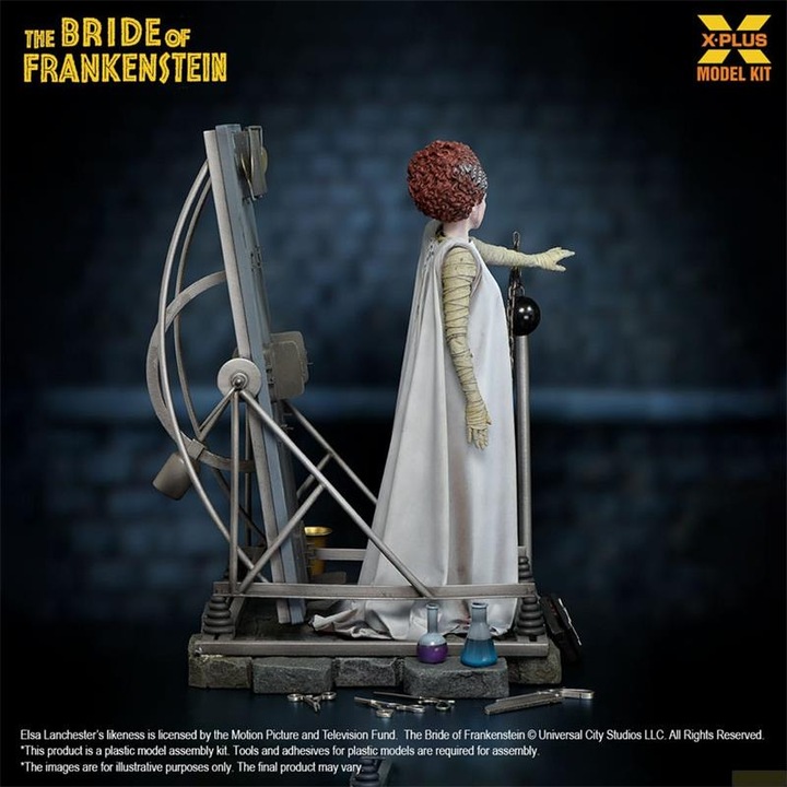 Produktbild X-Plus Frankensteins Braut Plastic Model Kit 1/8 Bride of Frankenstein 21 cm