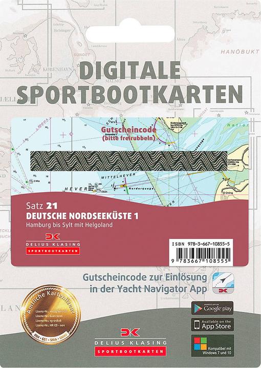 Produktbild Digitale Sportbootkarte Satz21