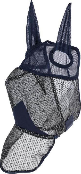 Produktbild Kerbl Fliegenmaske mit Ohren-und UV-Schutz, navy,Cob, Nüsterschutz