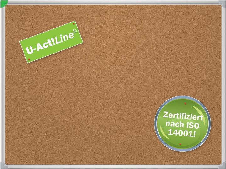 Produktbild Franken Pinnwand U-Act!Line 80 cm x 120 cm, Braun (Pinnwand, 120 x 80 cm)