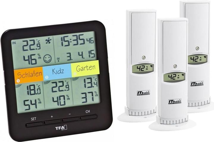 Image du produit Suomen Lämpömittari Oy 8230 temperature/humidity sensor Indoor/outdoor Température et humidité