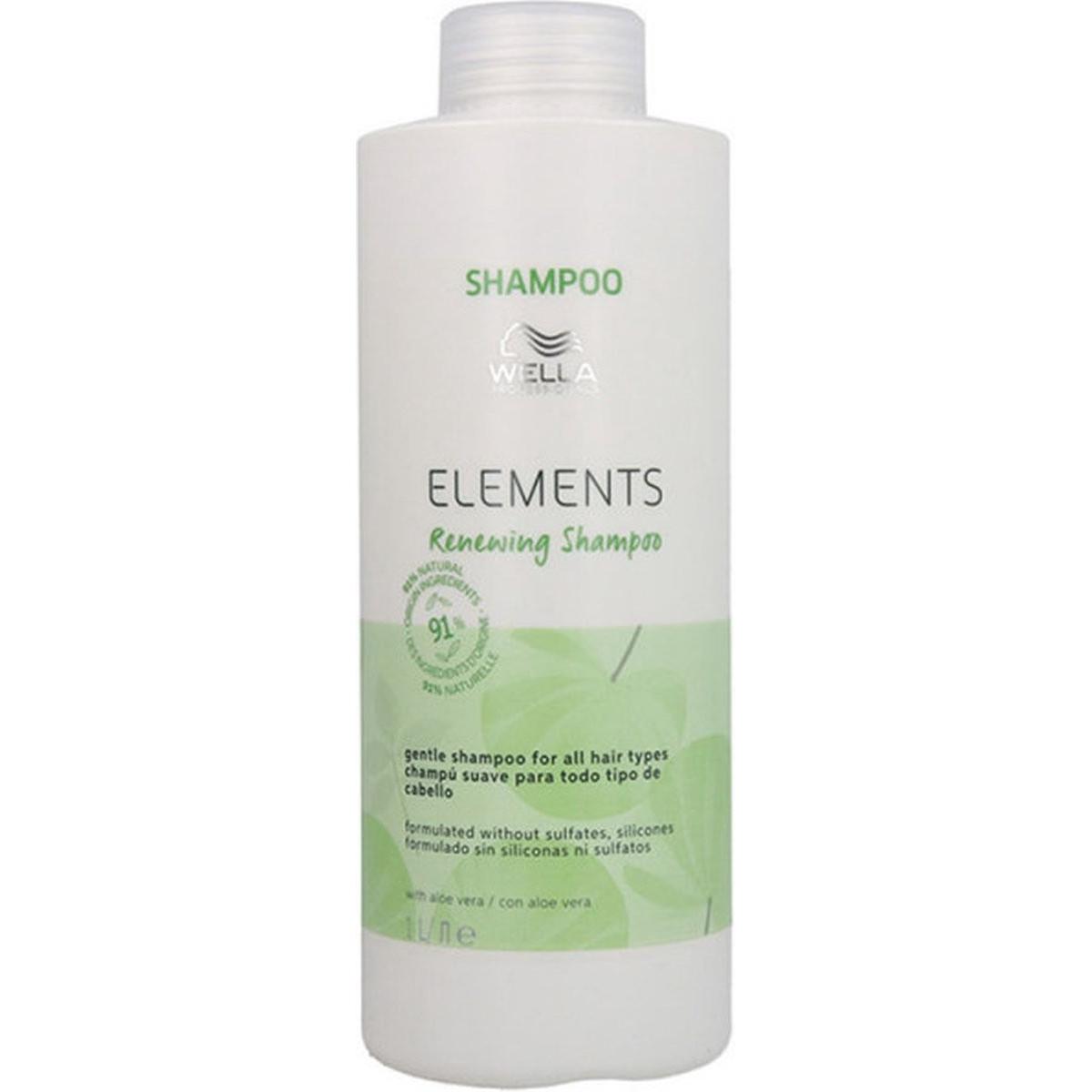 Wella, Shampoo, ELEMENTS shampoo rinnovatore 1000 ml (1000 ml, Shampoo liquido)