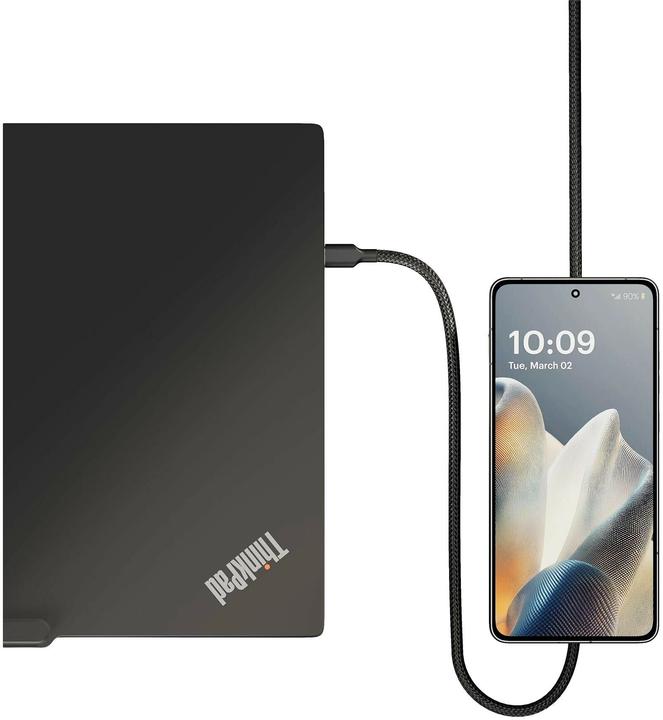 Actual product image Zens Charging Cable USB C-C Pro 2 Black (15 W)