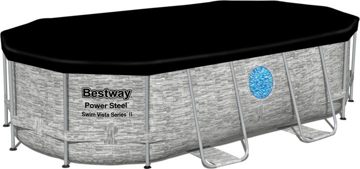 Produktbild Bestway Pool Power Steel mit Zubehörset, 427x250x100 cm (427 x 250 x 100 cm)