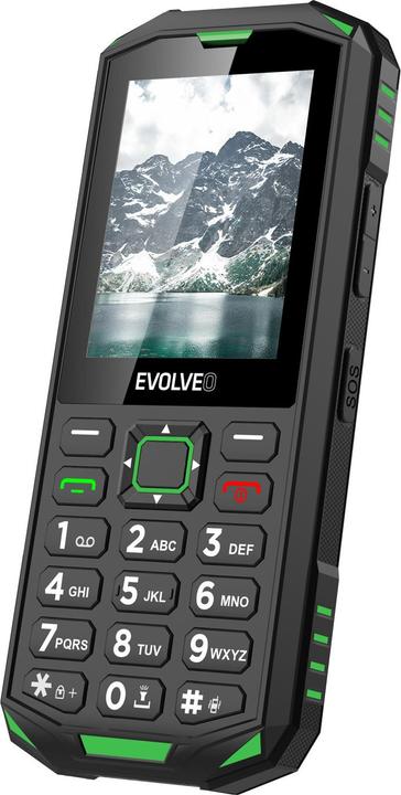 Produktbild Evolveo Strongphone x5 schwarz/grün (2.40", 0.30 Mpx)