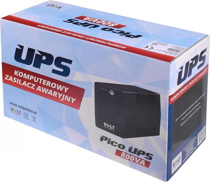 Produktbild Volt Polska Zasilacz awaryjny PicoUPS 800VA/480W 9Ah (800 VA, 480 W, Line-Interaktiv USV)