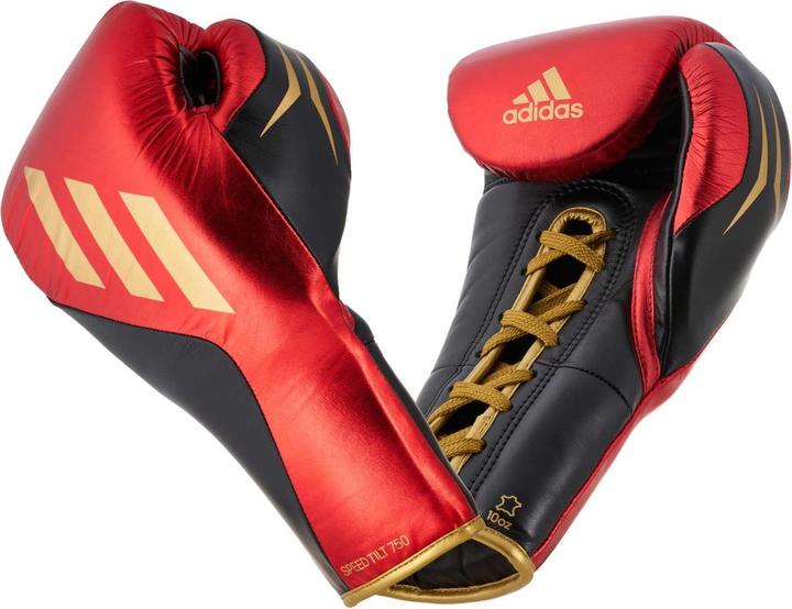 Produktbild adidas Boxhandschuhe Speed Tilt 750 red/black/gold 10oz (10 OZ)