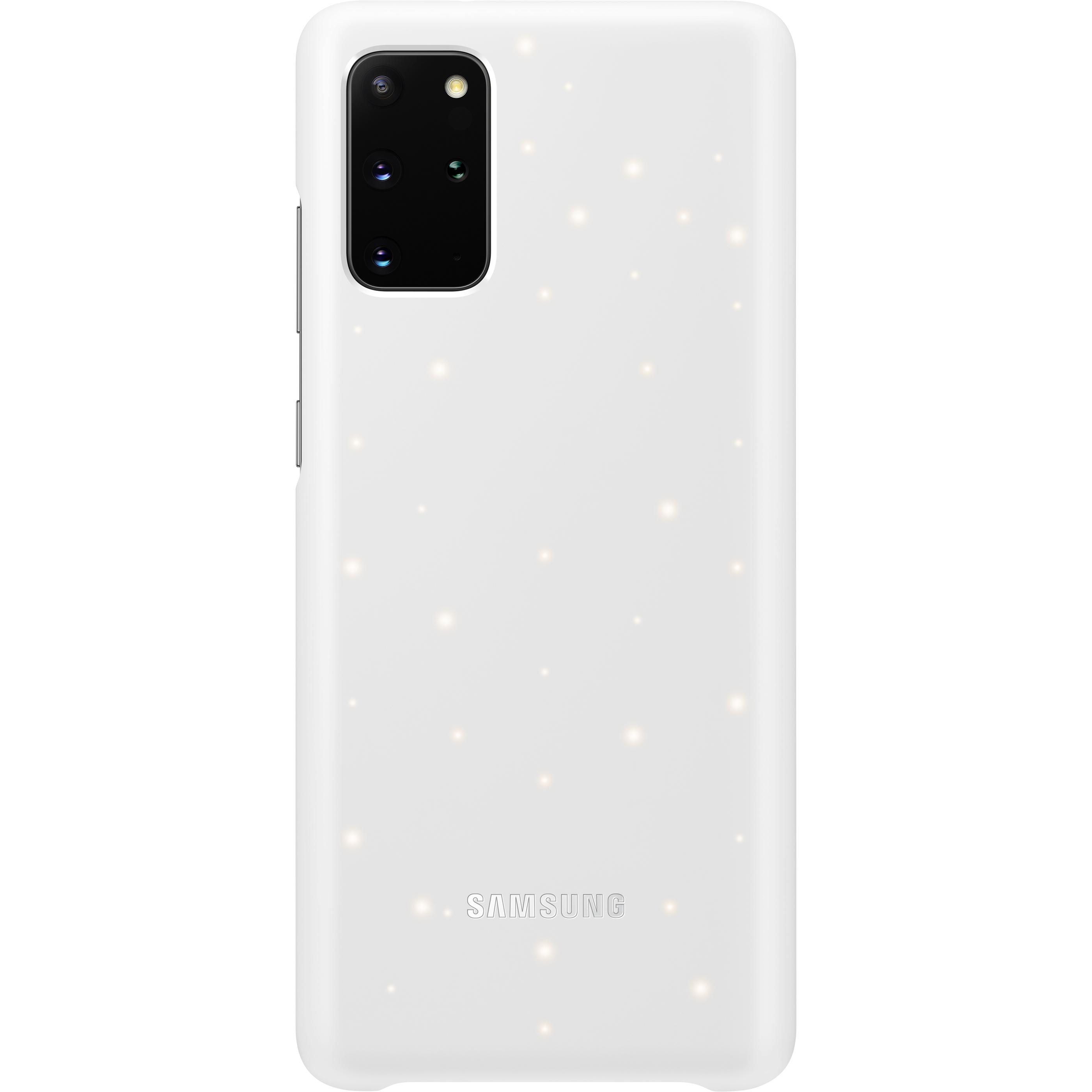 Samsung LED Back Cover (Samsung Galaxy S20+, Samsung Galaxy S20+ 5G), Smartphone Hülle, Weiss