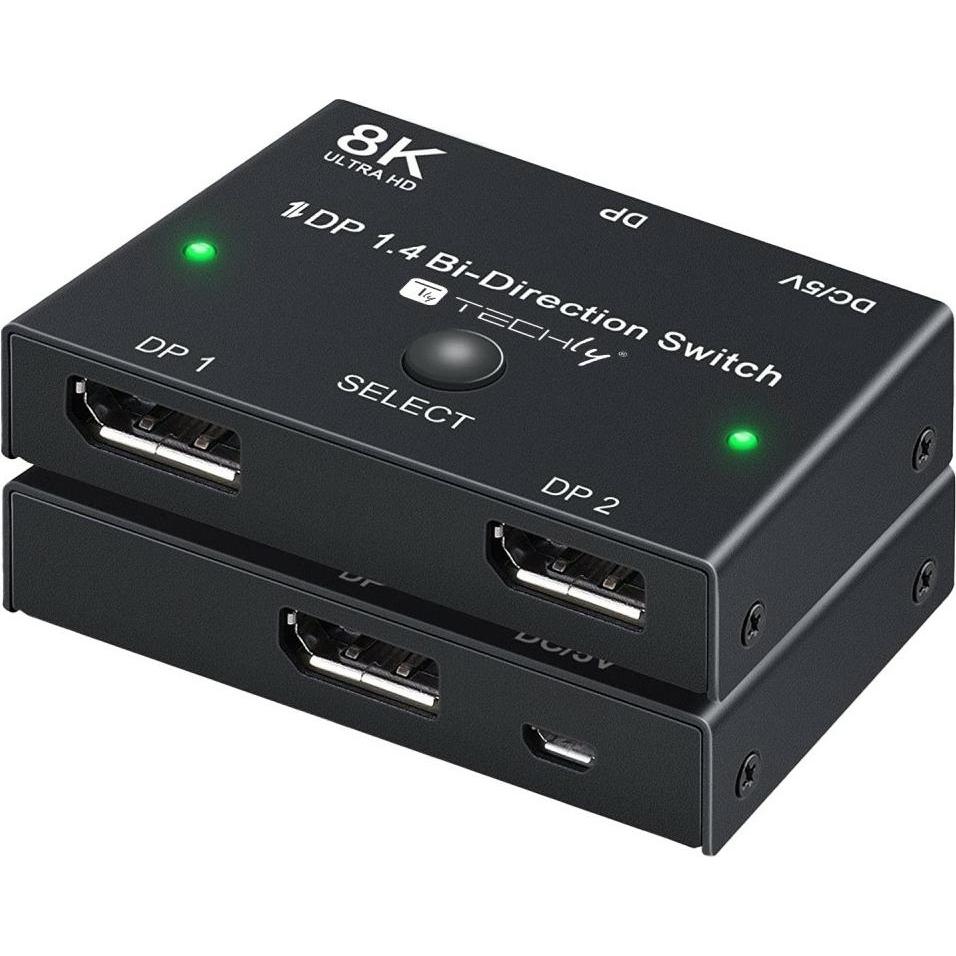 Thumbnail - Techly 4K Displayport 1.4, Switch Box